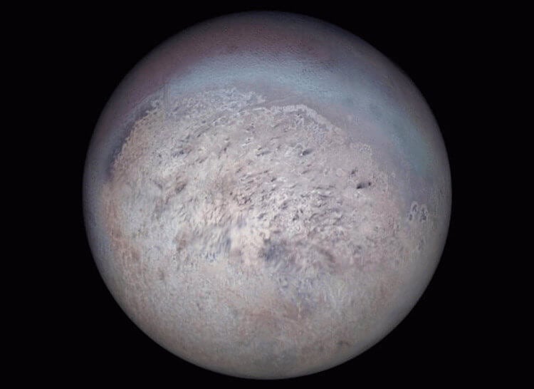 Спутник Нептуна, Тритон. Титан. Фото.