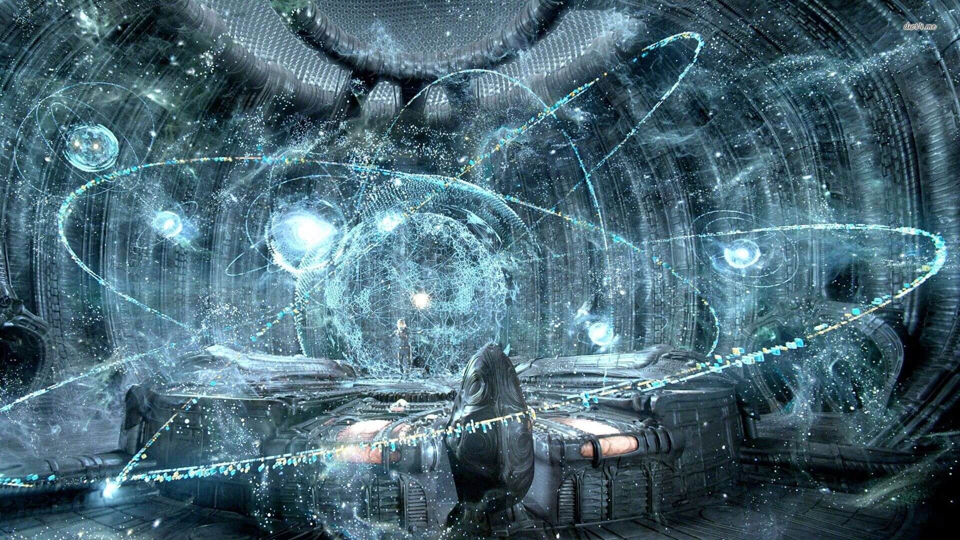 Космические лучи. Возможно, наша жизнь — это лишь часть компьютерной программы. Фото.