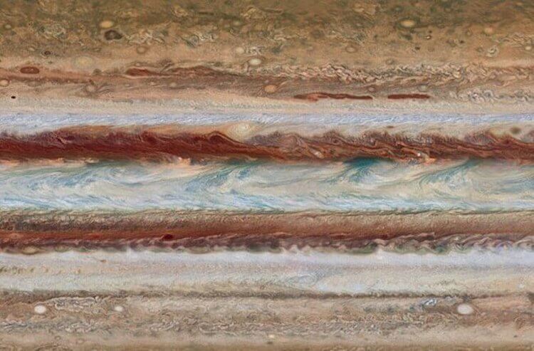 Атмосфера Юпитера. Атмосфера Юпитера сложна, но интересна. Фото.
