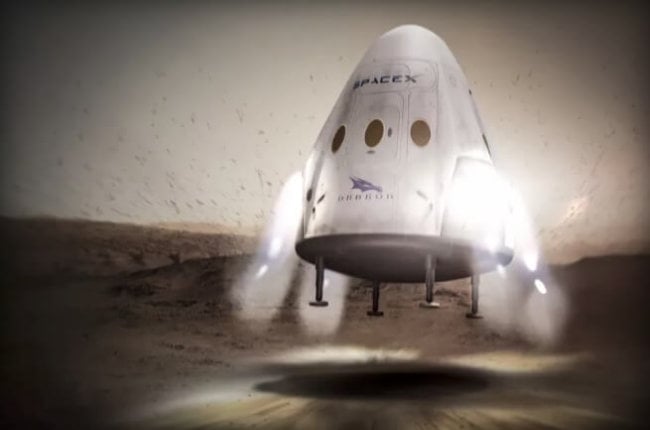 Отправка аппарата SpaceX Red Dragon на Марс обойдется в 320 миллионов долларов. Фото.