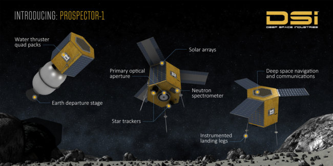 Deep Space Industries готовится к посадке на астероид в 2020 году. Фото.