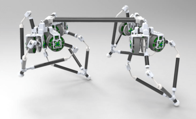 Американский робототехник изобрёл «козью ножку». Фото.