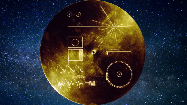 Хотите купить реплику «Золотой пластинки» «Вояджера»? Фото.