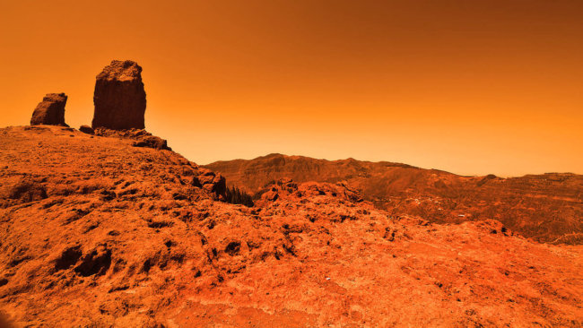«Марсотрясения» могли дать толчок к развитию инопланетной жизни. Фото.