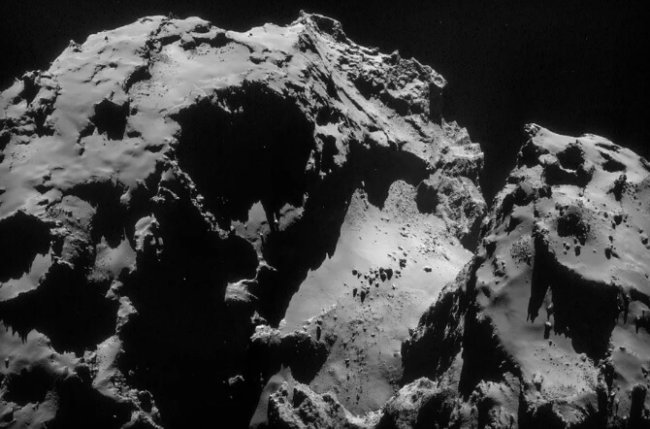Космический аппарат «Розетта» разбился о комету 67P/Чурюмова — Герасименко. Фото.