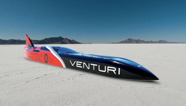 Компания Venturi установила новый мировой рекорд скорости среди электрокаров. Фото.