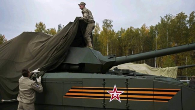 Минобороны России тестирует «ткань-невидимку». Фото.