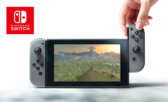Nintendo представила свою новую игровую консоль Nintendo Switch. Фото.