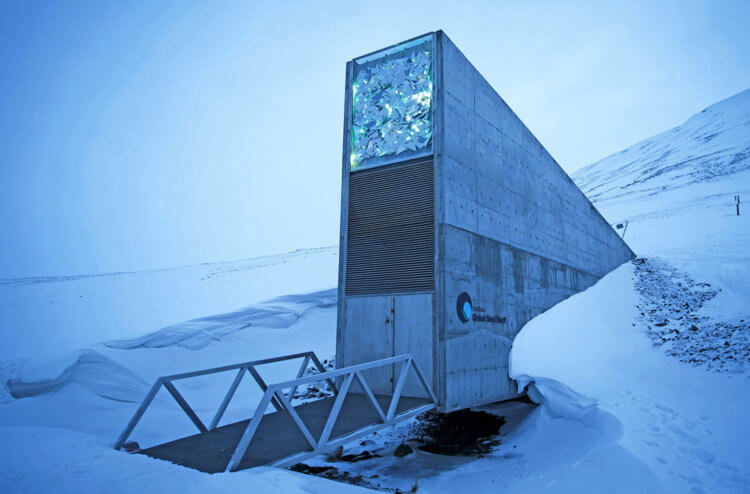 Как решить проблему голода? Хранилище Судного дня в Арктике. Фото.