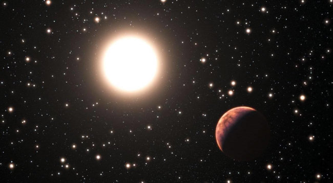 Астрономы обнаружили планету с периодом обращения 20 тысяч лет. Фото.