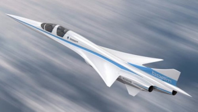 Компания Boom Technology представила прототип сверхзвукового пассажирского самолета. Фото.