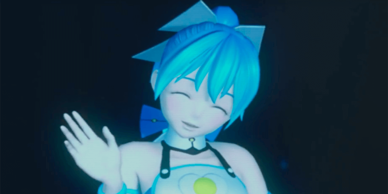 Японская компания разработала голографического домашнего бота.. Фото.