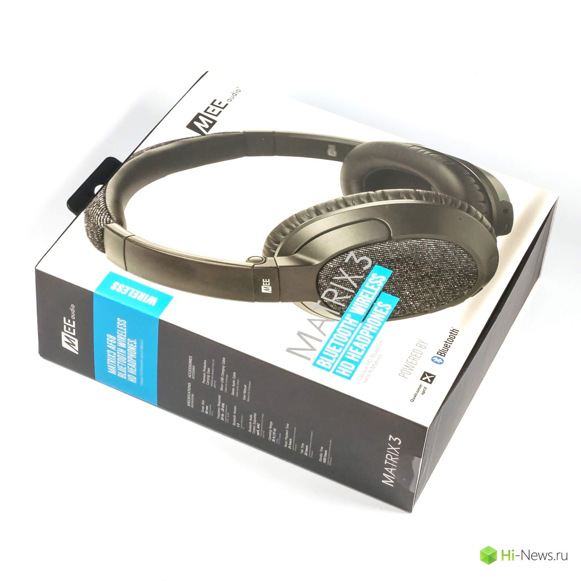 Обзор беспроводной гарнитуры MEEAudio Matrix3. Фото.