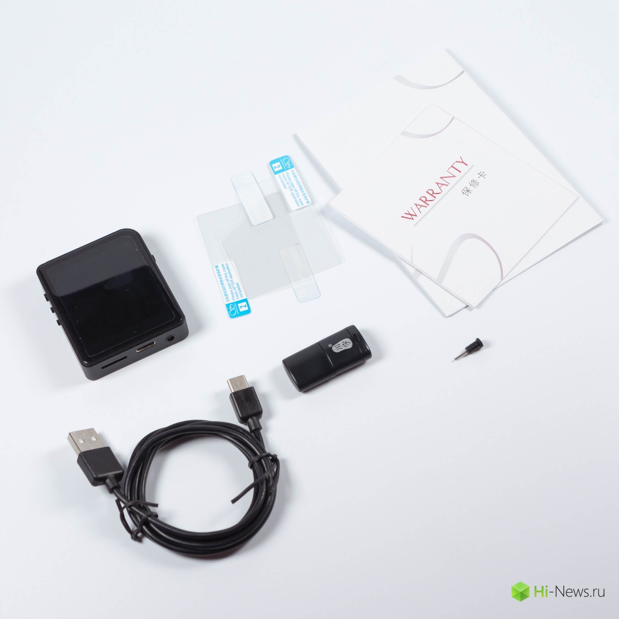 Обзор плеера Shanling M1 — многое в малом. Упаковка и комплект поставки. Фото.