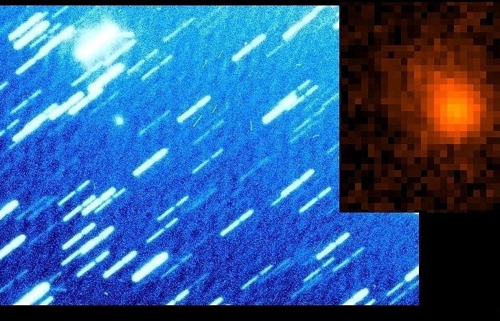 Российский астроном Еленин открыл шестую по счёту комету. Фото.