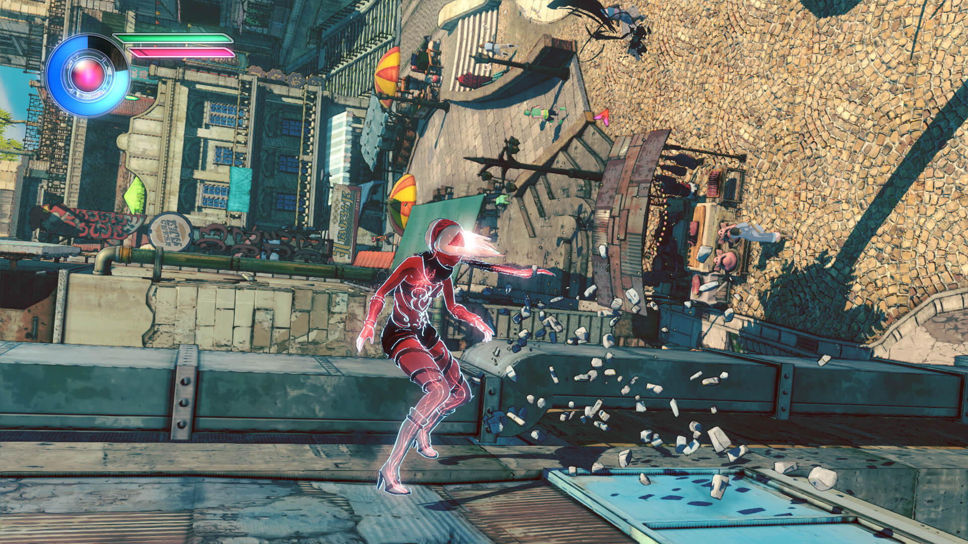 Обзор игры Gravity Rush 2.. Фото.