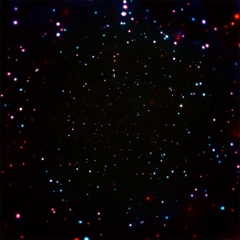 #фото дня | Самое плотное скопление черных дыр в наблюдаемой Вселенной
