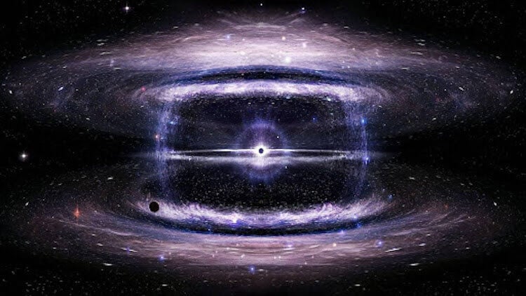 Альтернативная модель общей теории относительности. Можно как угодно визуализировать темную энергию, но понимать ее надо. Фото.
