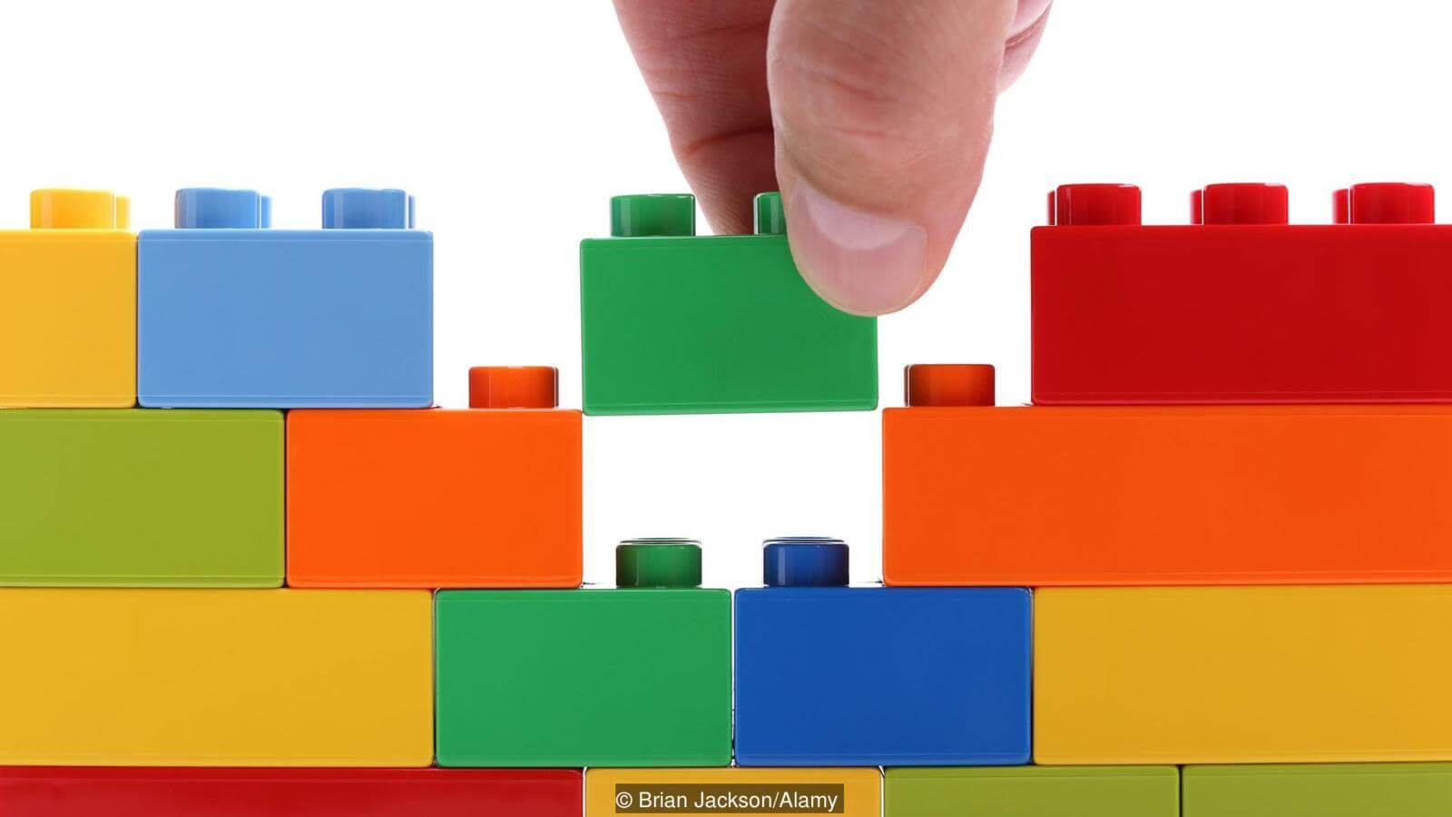 Все строится по кирпичикам. Фото.