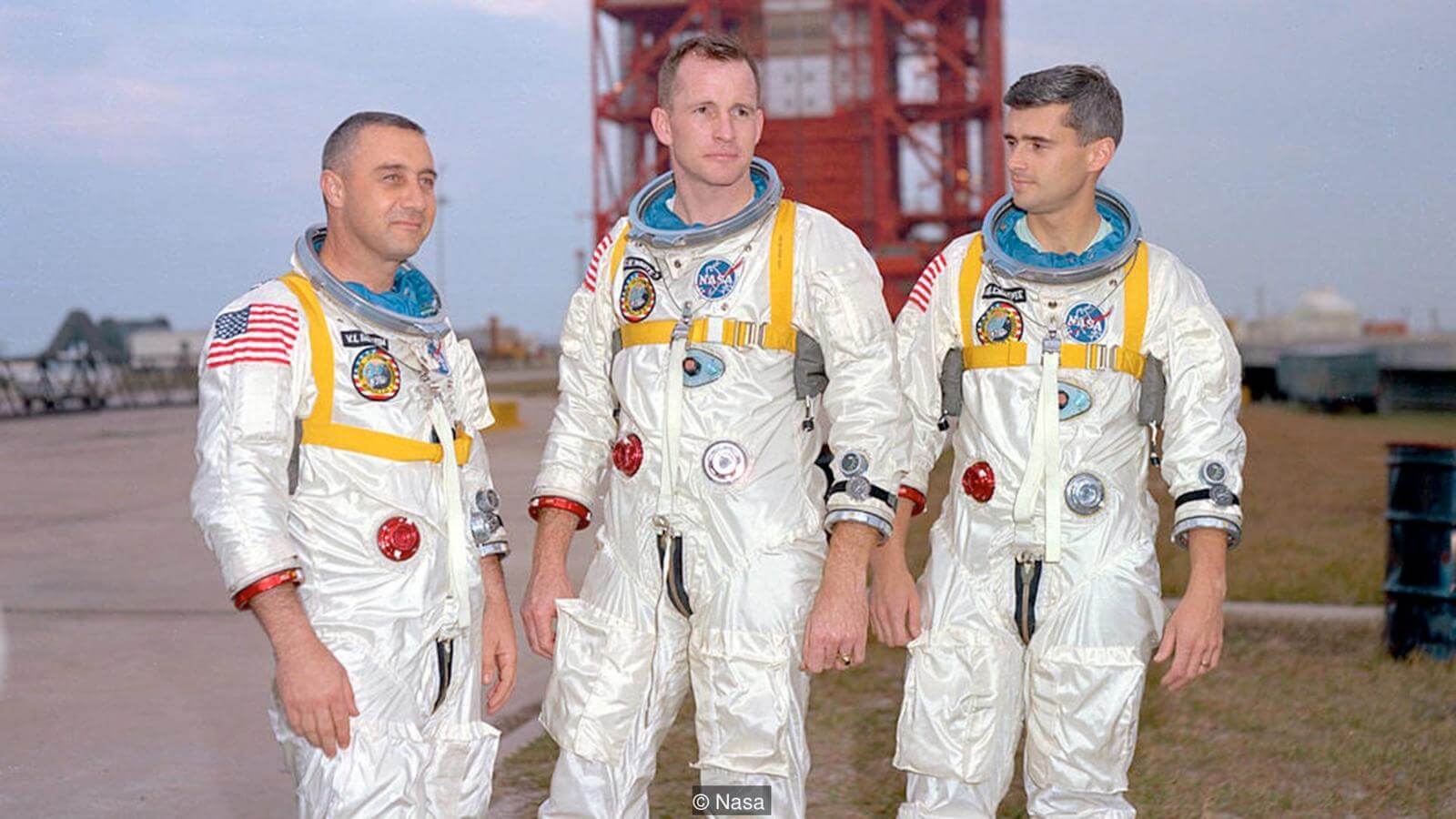 22 января, 1967 года, мыс Канаверал, Флорида. Астронавты — отважные ребята. Фото.