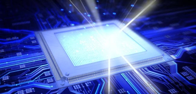 Hewlett Packard создали фотонный процессор с тысячей компонентов на чипе. Фото.