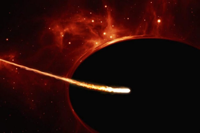 Никто не знает, куда черные дыры девают информацию. Фото.