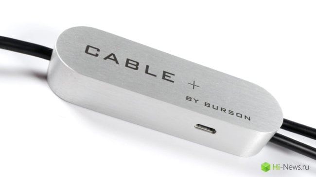 Обзор активного межблочного кабеля Burson Audio Cable+. Фото.