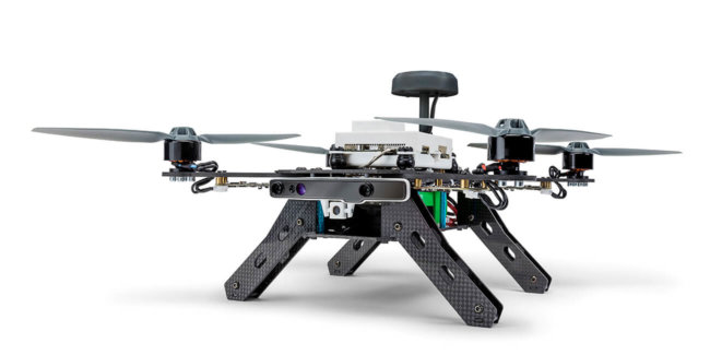 Компания Intel начала продажи программируемого дрона Aero Ready to Fly. Фото.