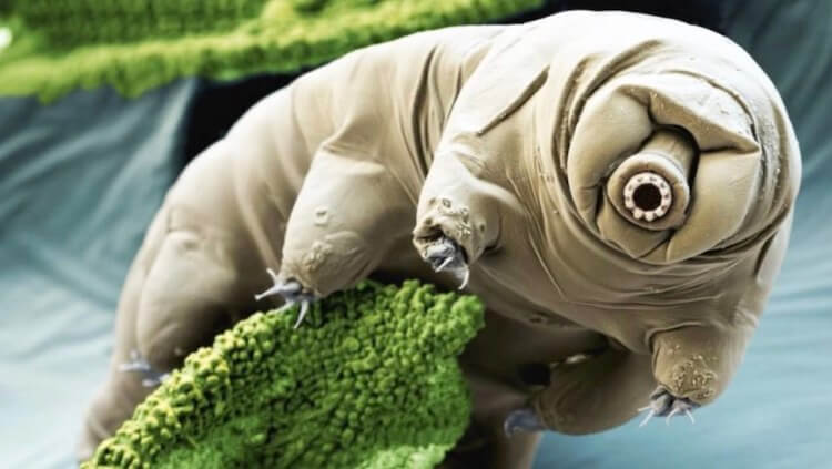 Тихоходка — это самое необычное существо. Фото.