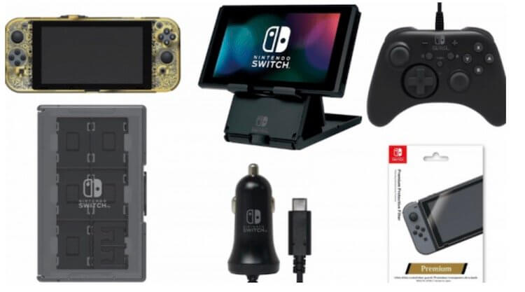 Дорогие аксессуары. Аксессуары для Nintendo Switch обойдутся вам дорого. Фото.