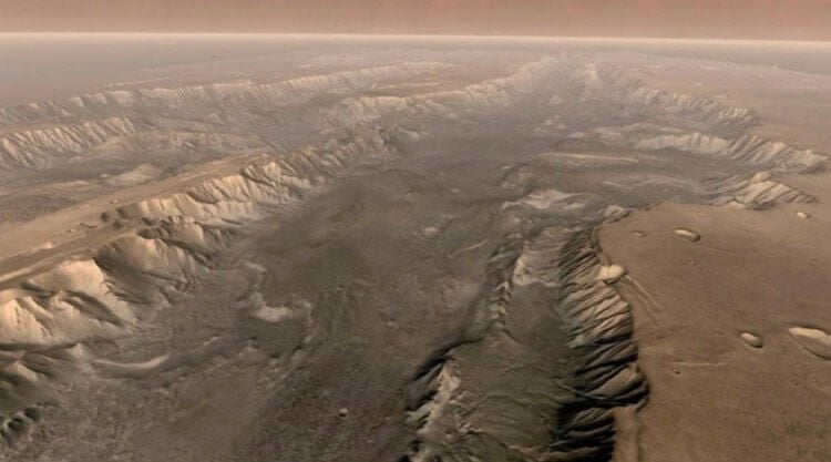 Колонизация Марса. Такой вот марсианский пейзаж. Фото.