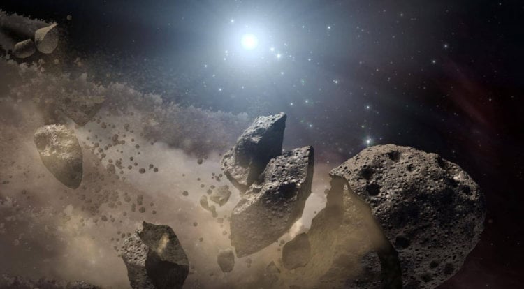 Телескоп Хаббл помог астрономам обнаружить «убийство» мега-кометы «белым карликом». Фото.