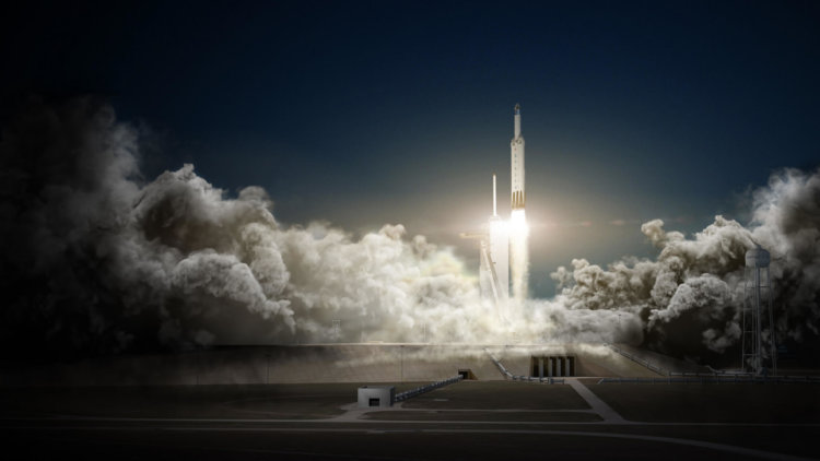 Возможно, SpaceX больше не будет разбрасываться ракетами. Фото.