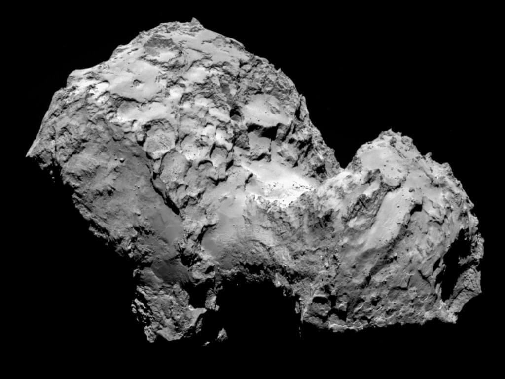 Взрыв кометы Чурюмова — Герасименко. Почему там произошел взрыв? Фото.