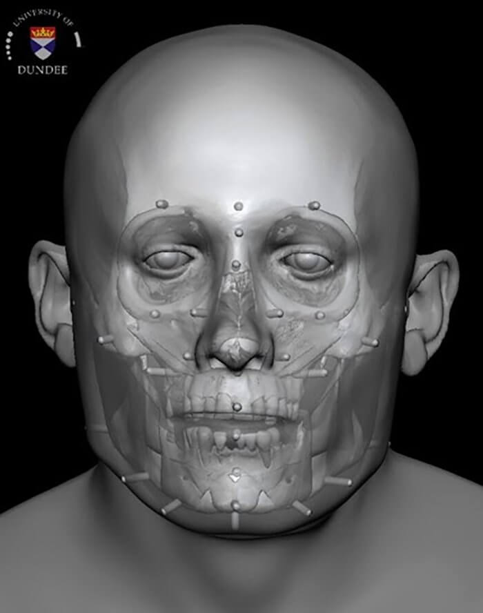 Ученые провели цифровую реконструкцию лица человека, жившего 700 лет назад. Фото.