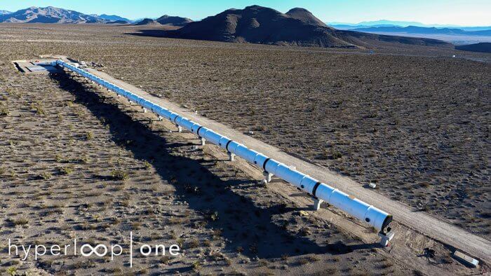 Первый взгляд на транспортную систему нового поколения от компании Hyperloop One. Фото.