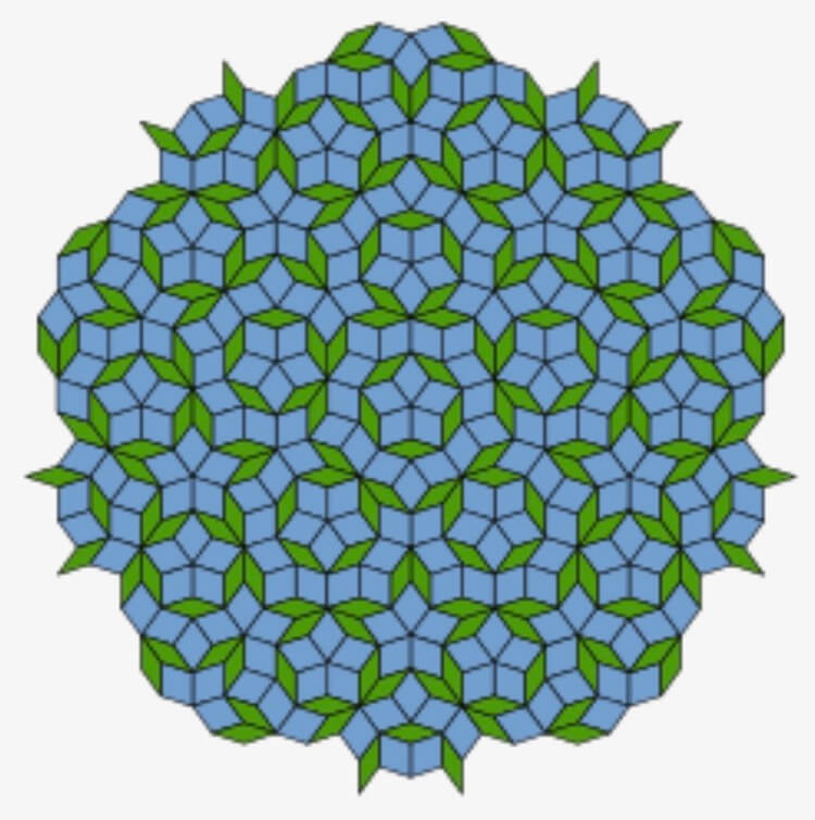 Мозаика Пенроуза. Фото.