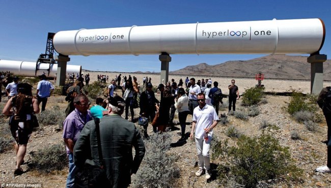 Hyperloop One показала планы постройки транспортных веток в США. Фото.