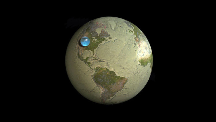 Наиболее жизнепригодные экзопланеты, вероятнее всего, будут водными мирами. Близнецы Земли. Фото.