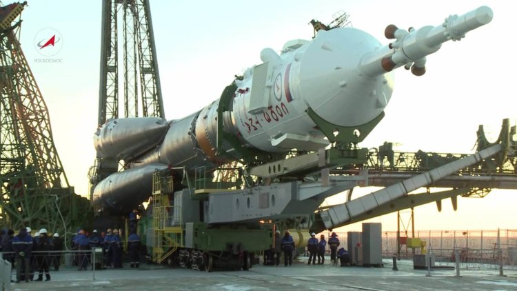 Запуск пилотируемого корабля «Союз МС-04» к МКС запланирован на 20 апреля. Фото.
