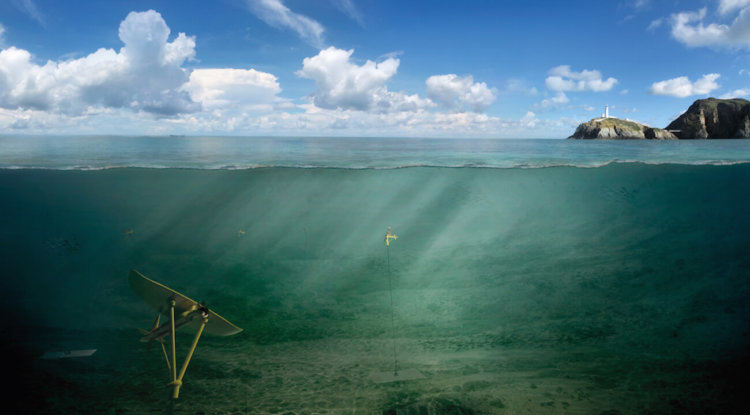 Deep Green — подводный робот-бабочка, «летающий» в воде для выработки энергии. Фото.