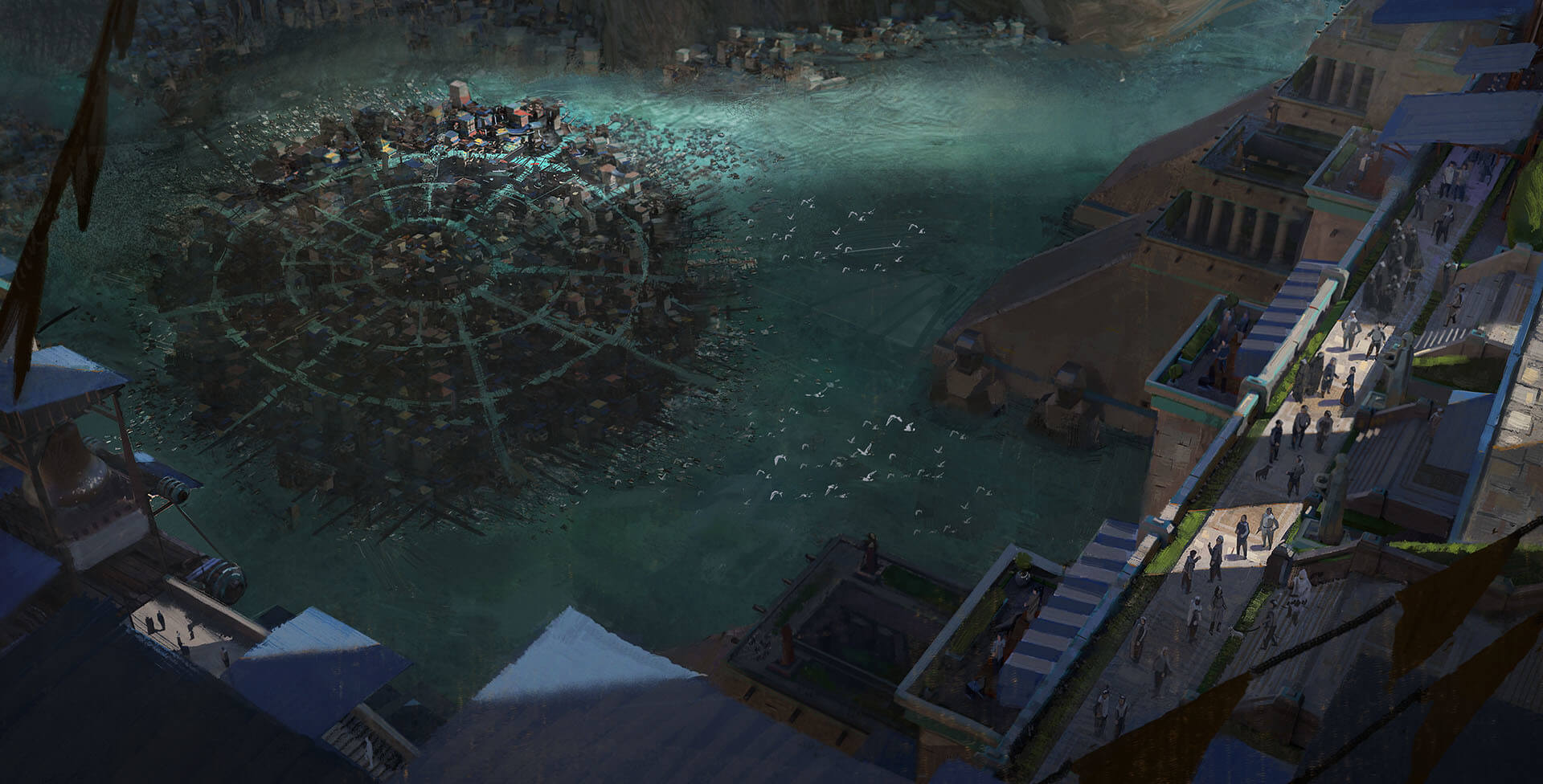 Художники попытались представить, как могли бы выглядеть вымершие цивилизации.. Фото.