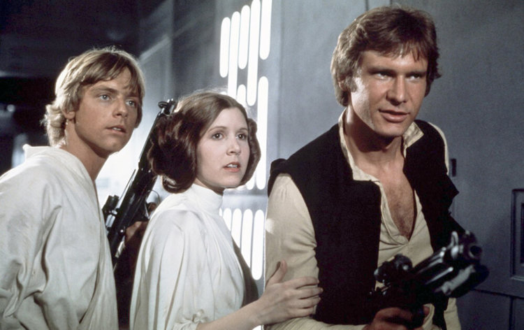 Франшиза Star Wars сегодня празднует 40-летний юбилей. Фото.