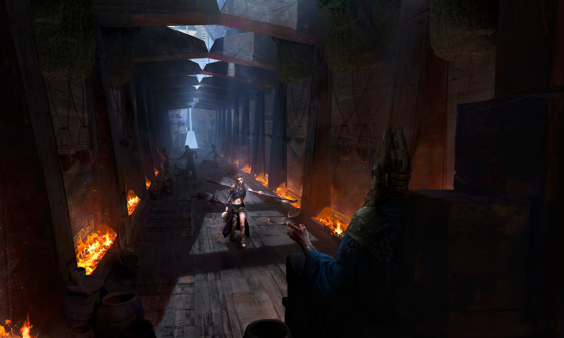 Художники попытались представить, как могли бы выглядеть вымершие цивилизации.. Фото.