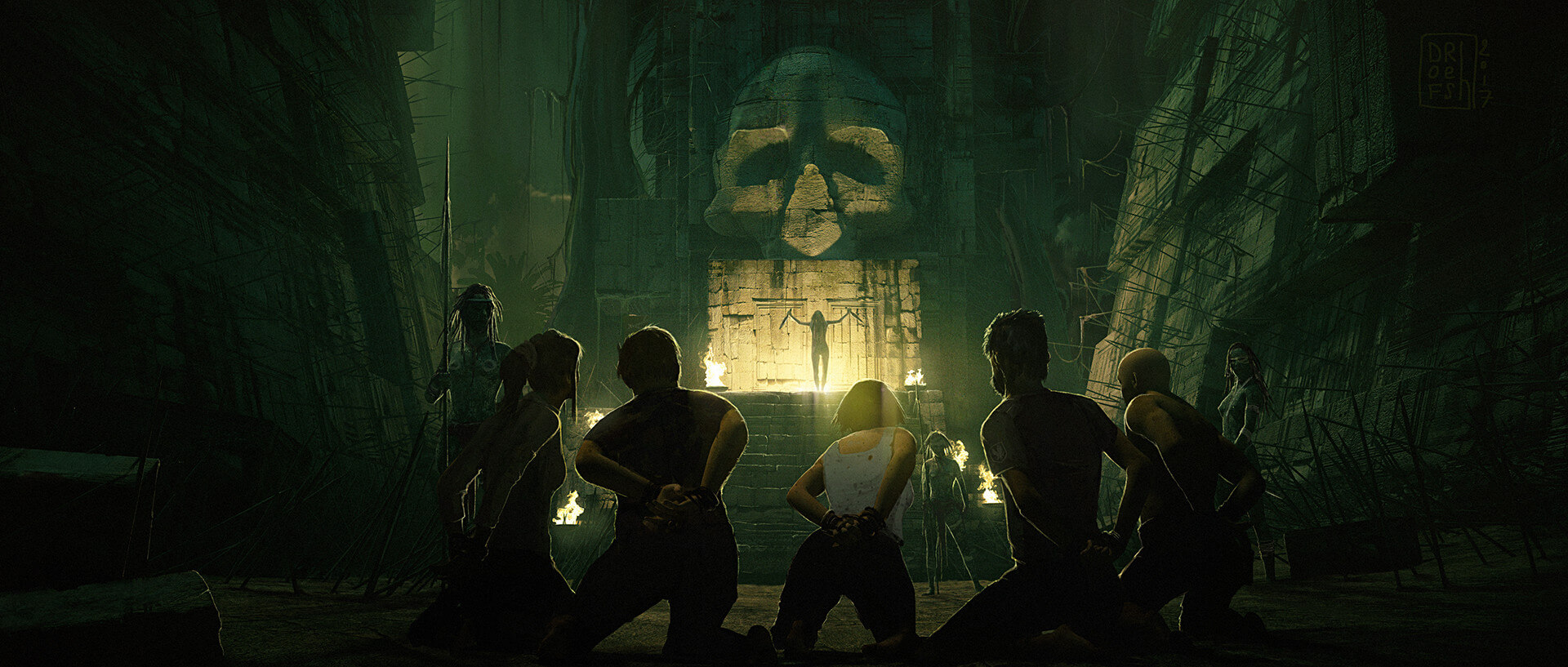 Художники попытались представить, как могли бы выглядеть вымершие цивилизации.. Фото.