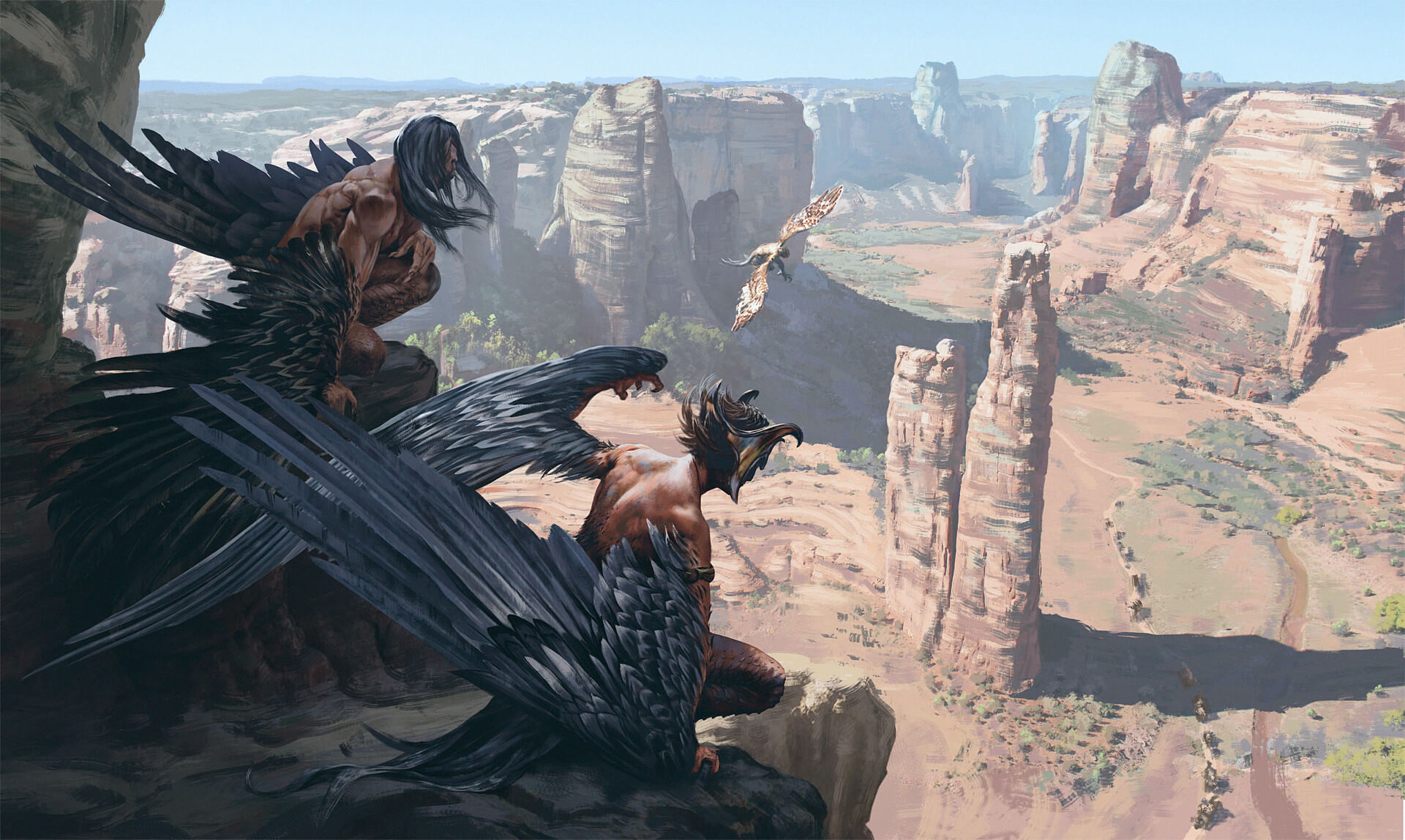 Художники попытались представить, как могли бы выглядеть вымершие цивилизации.. Фото.