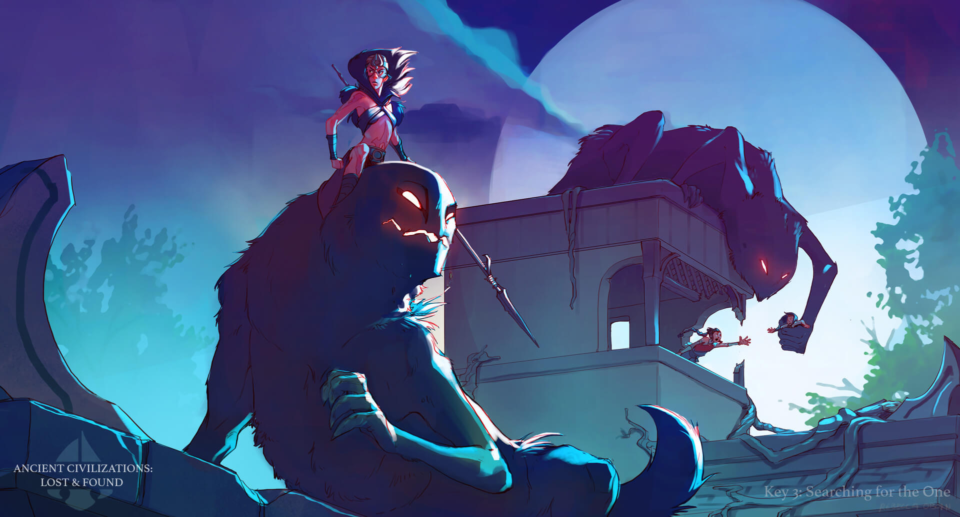 Художники попытались представить, как могли бы выглядеть вымершие цивилизации.. Фото.