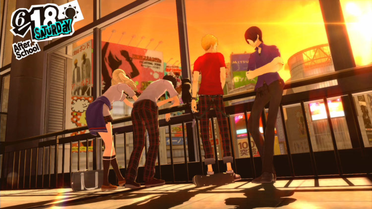 Обзор игры Persona 5. Фото.