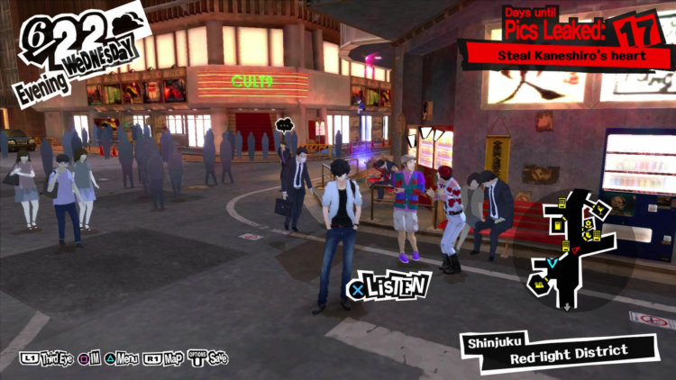 Обзор игры Persona 5. Фото.