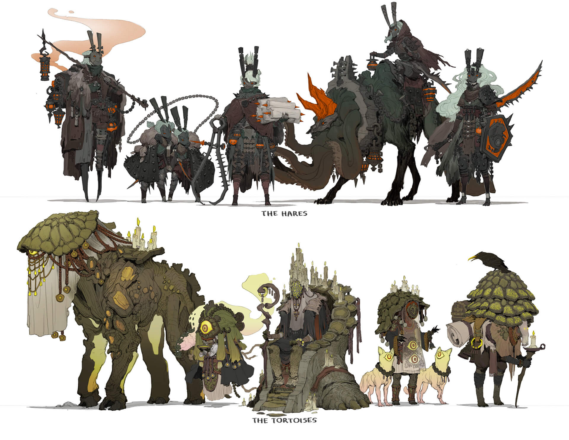 Художники попытались представить, как могли бы выглядеть вымершие цивилизации.. Фото.